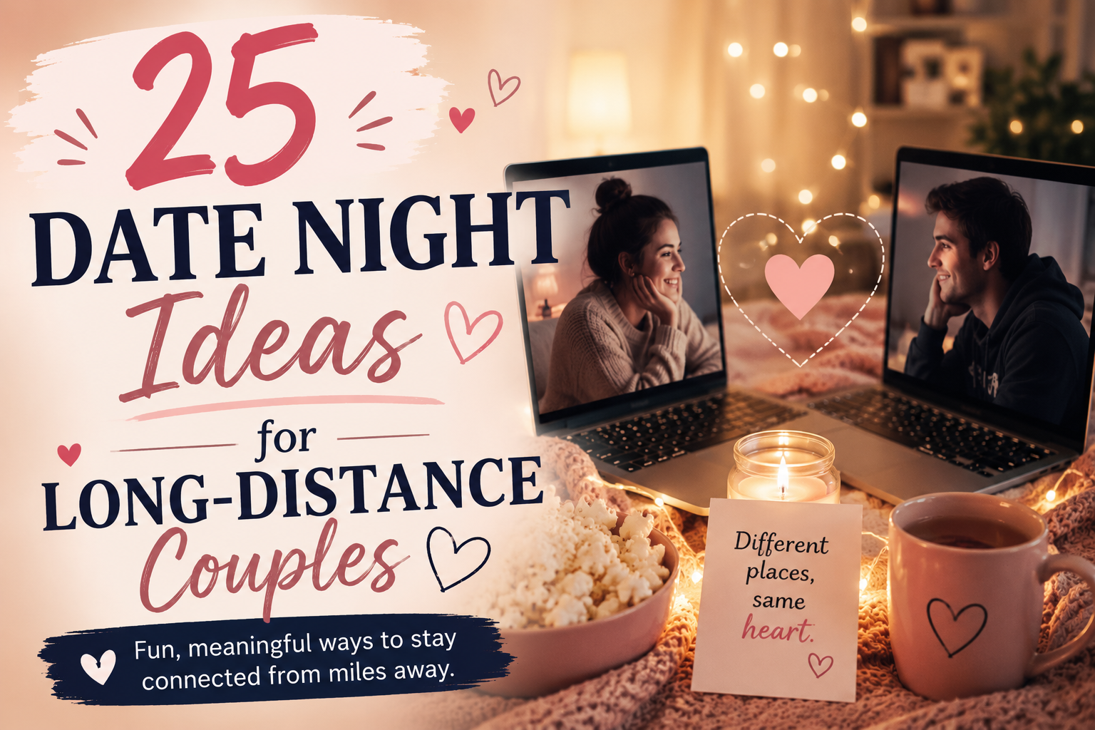 25 Date Night Ideas for Long-Distance Couples