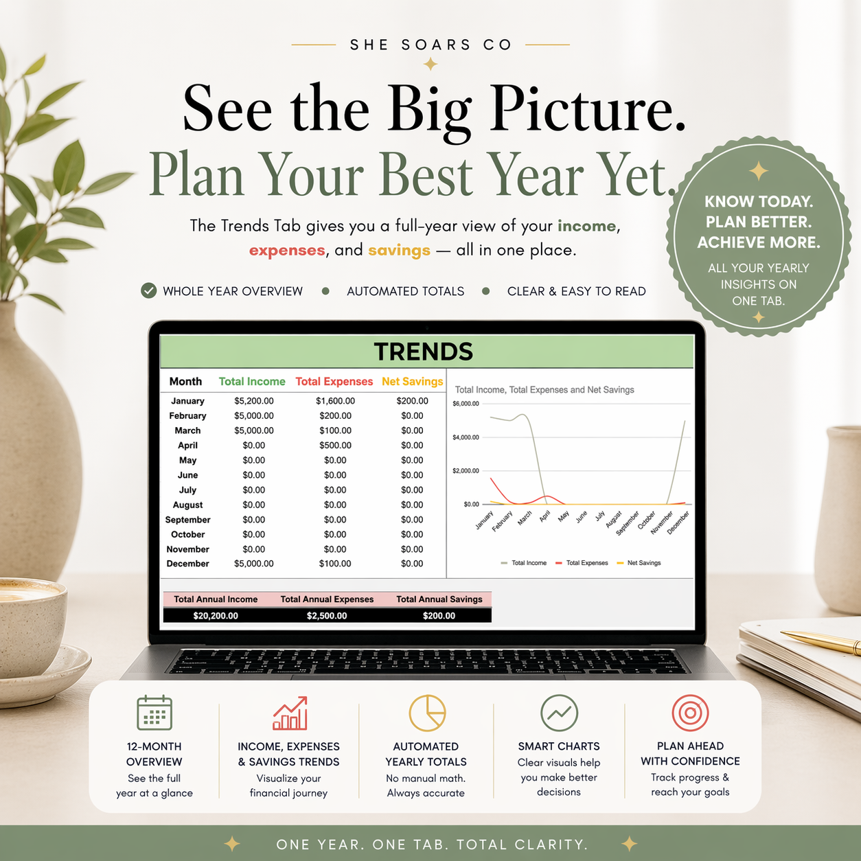 She Soars Budget & Finance Dashboard